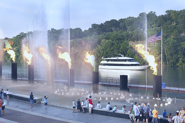 The Branson Landing Fountain Show | Main Street Marina